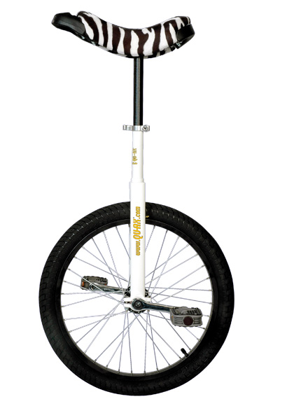 Jednokolka Qu-Ax Luxuska, Průměr 20", Barva Zebra
