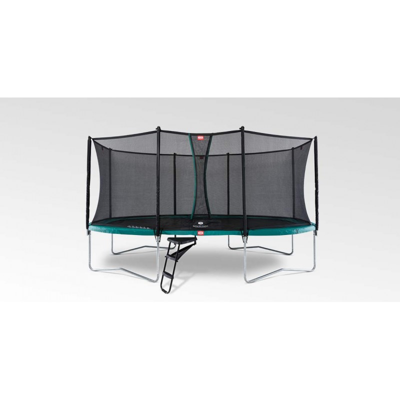 BERG Grand Favorit Regular 520 + Safety Net Comfort, Průměr 520x345 cm, Barva Zelená