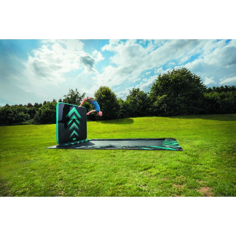 BERG FlatGround Ultim Elite 500x300 cm + AeroWall, Průměr 500x300 cm, Barva Šedá