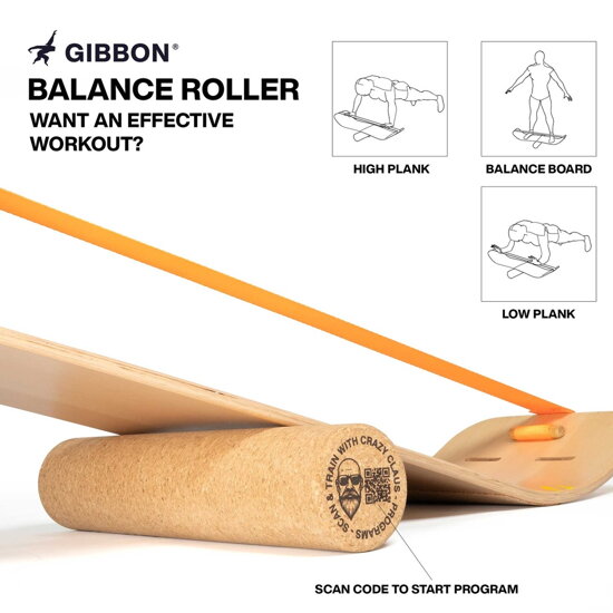 GIBBON Balance Roller – balanční válec pro GiBoard