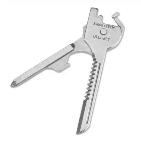 Multifunkční přívěsek na klíče - nůž, šroubovák, otvírák