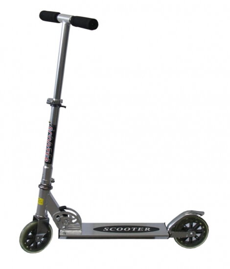 Koloběžka SCOOTER stříbrná