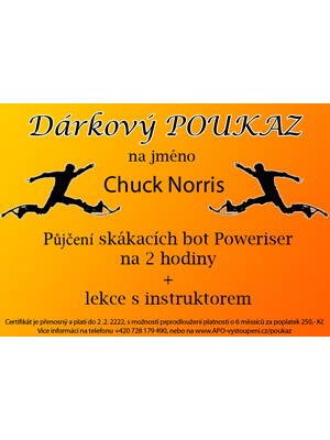 Skákací boty pro 1 osobu